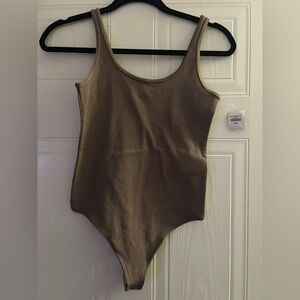 Abercrombie & Fitch Ribbed Thong Bodysuit